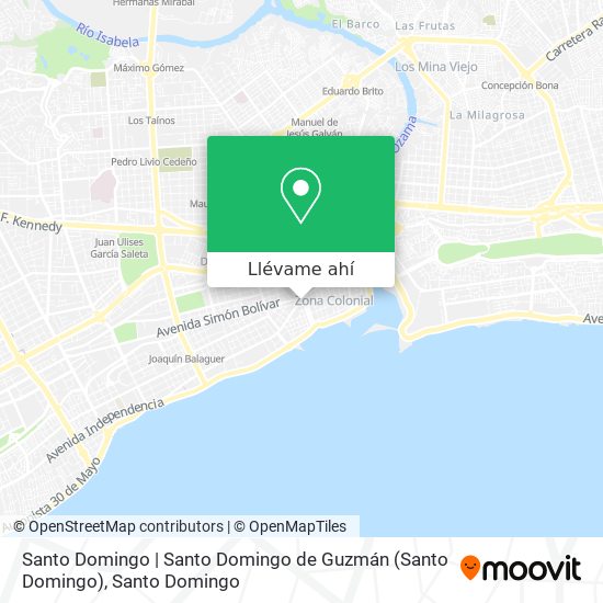 Mapa de Santo Domingo | Santo Domingo de Guzmán