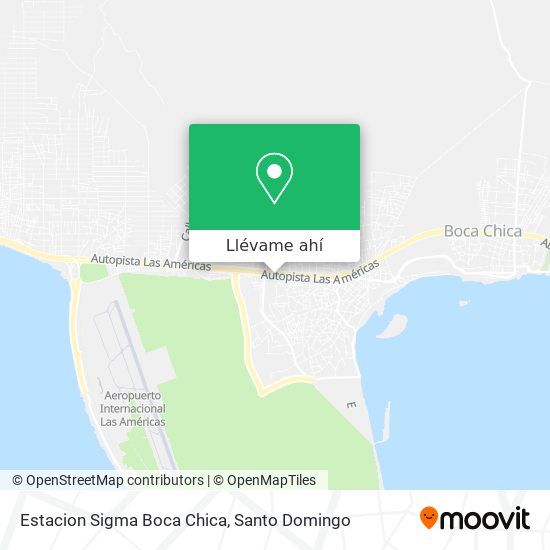 Mapa de Estacion Sigma Boca Chica