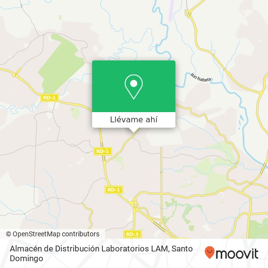 Mapa de Almacén de Distribución Laboratorios LAM