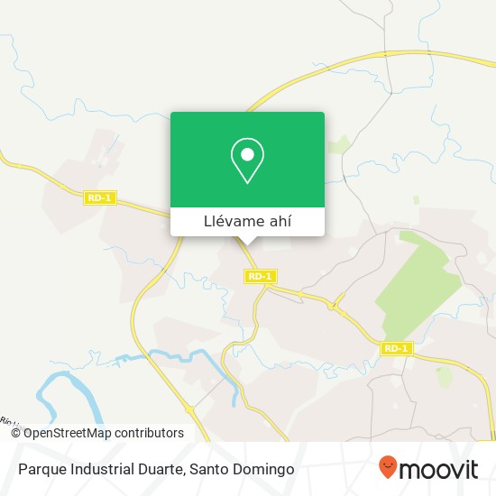 Mapa de Parque Industrial Duarte