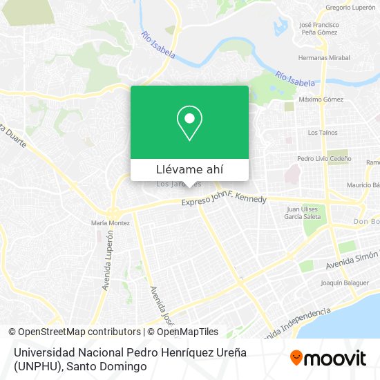 Mapa de Universidad Nacional Pedro Henríquez Ureña (UNPHU)