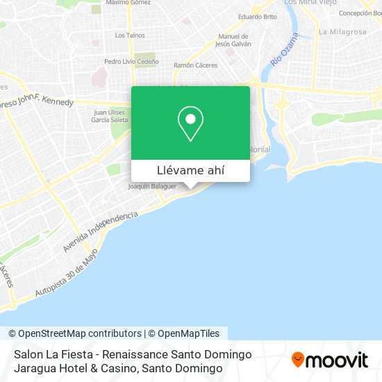 Mapa de Salon La Fiesta - Renaissance Santo Domingo Jaragua Hotel & Casino