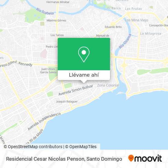 Mapa de Residencial Cesar Nicolas Penson