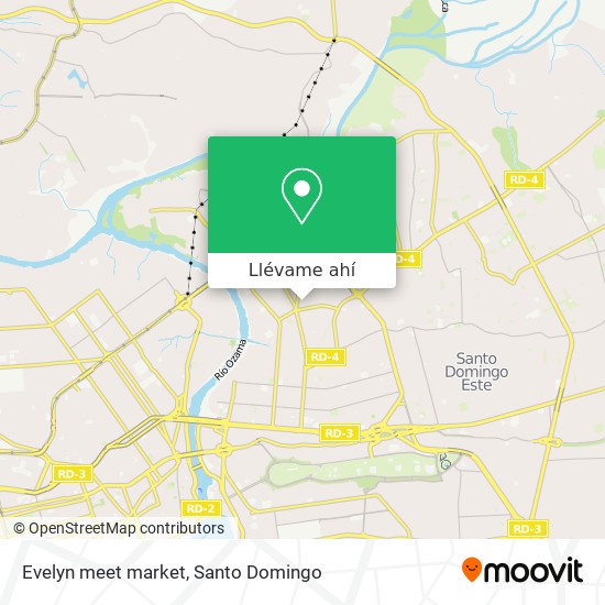 Mapa de Evelyn meet market