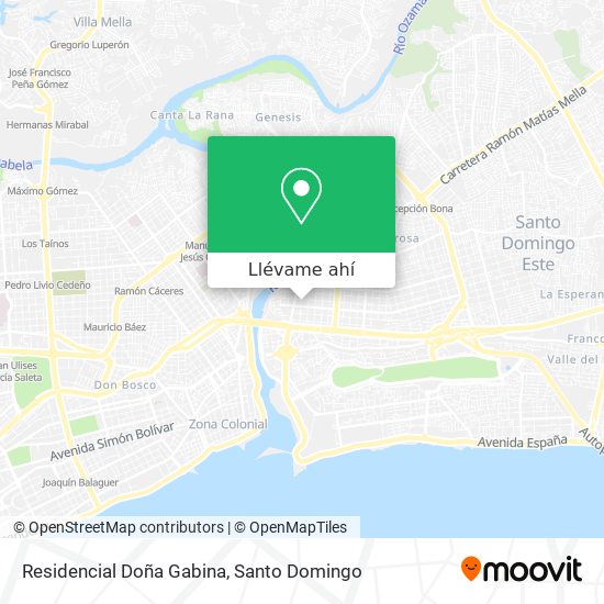 Mapa de Residencial Doña Gabina