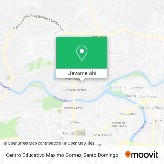 Mapa de Centro Educativo Maximo Gomez