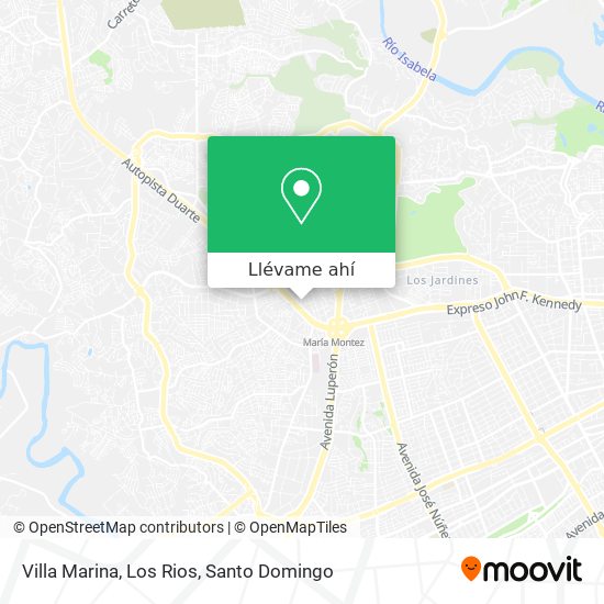 Mapa de Villa Marina, Los Rios