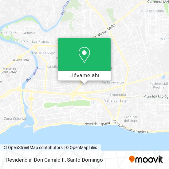 Mapa de Residencial Don Camilo II