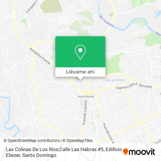 Mapa de Las Colinas De Los Rios,Calle Las Habras #5, Edificio Eliezer