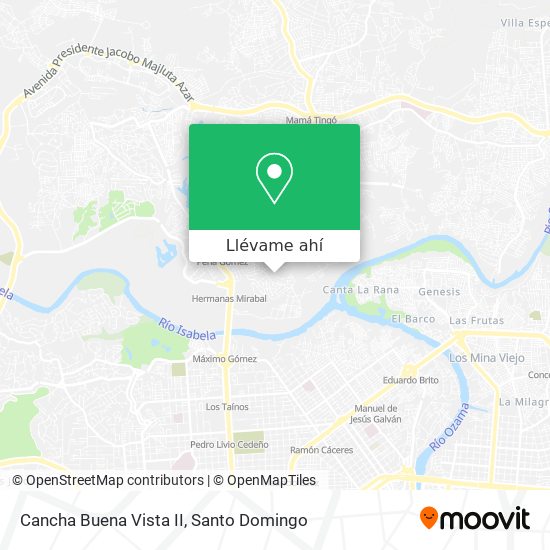 Mapa de Cancha Buena Vista II