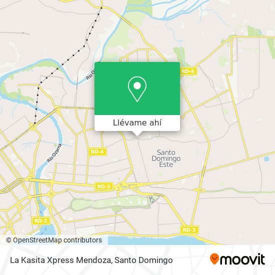 Mapa de La Kasita Xpress Mendoza