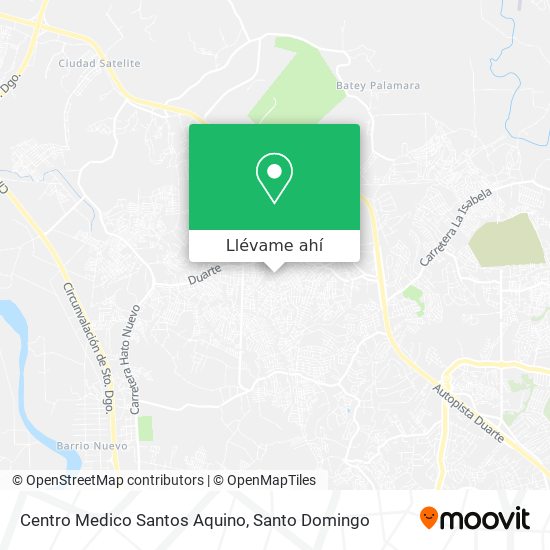 Mapa de Centro Medico Santos Aquino
