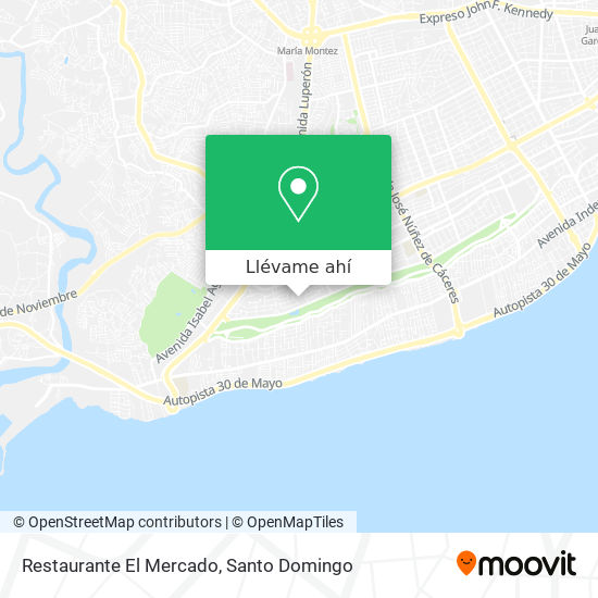 Mapa de Restaurante El Mercado