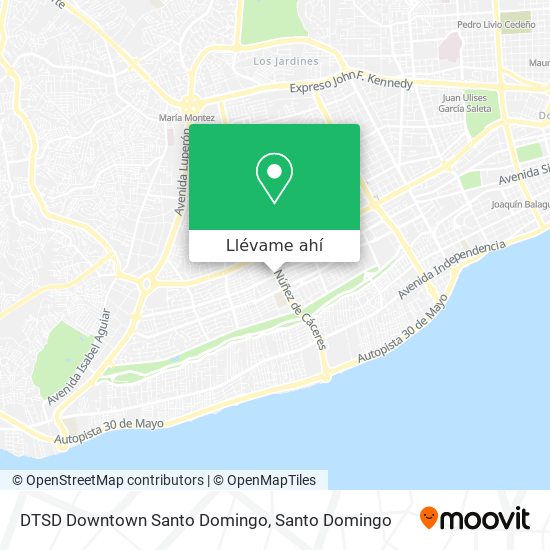 Mapa de DTSD Downtown Santo Domingo