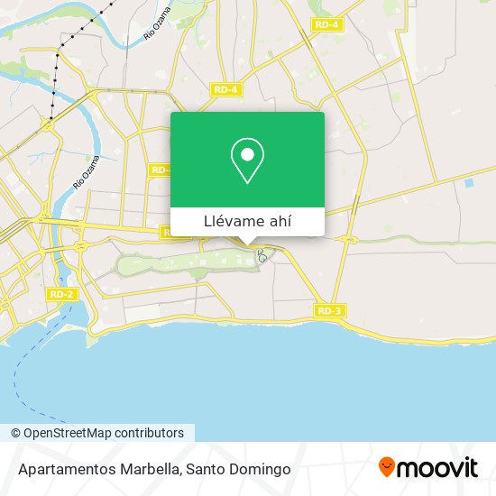 Mapa de Apartamentos Marbella