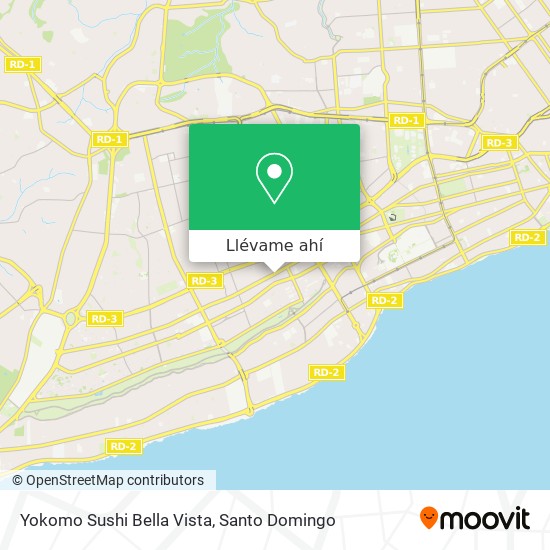 Mapa de Yokomo Sushi Bella Vista