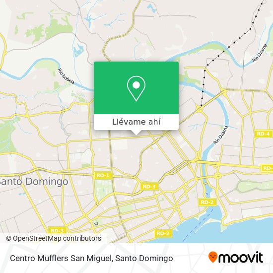 Mapa de Centro Mufflers San Miguel