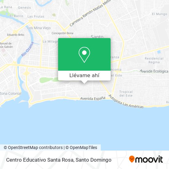 Mapa de Centro Educativo Santa Rosa