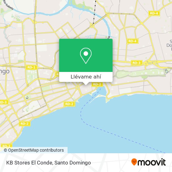 Mapa de KB Stores El Conde