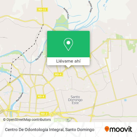 Mapa de Centro De Odontología Integral