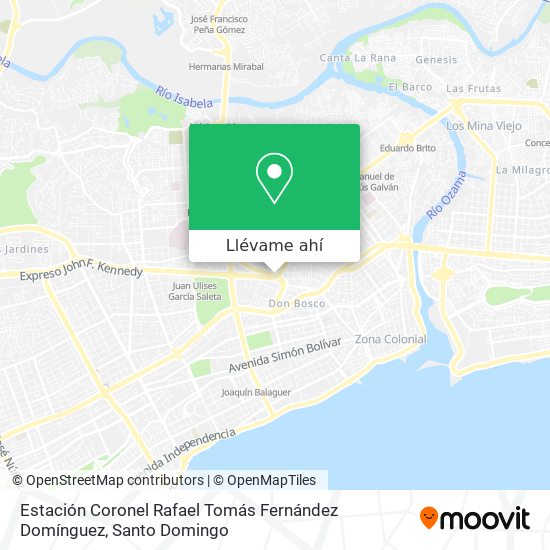 Mapa de Estación Coronel Rafael Tomás Fernández Domínguez
