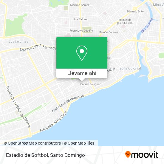 Mapa de Estadio de Softbol