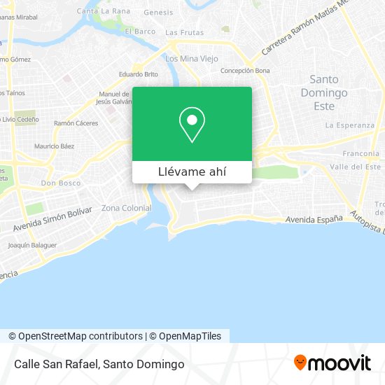 Mapa de Calle San Rafael