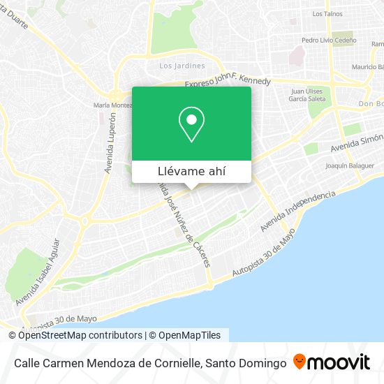 Mapa de Calle Carmen Mendoza de Cornielle