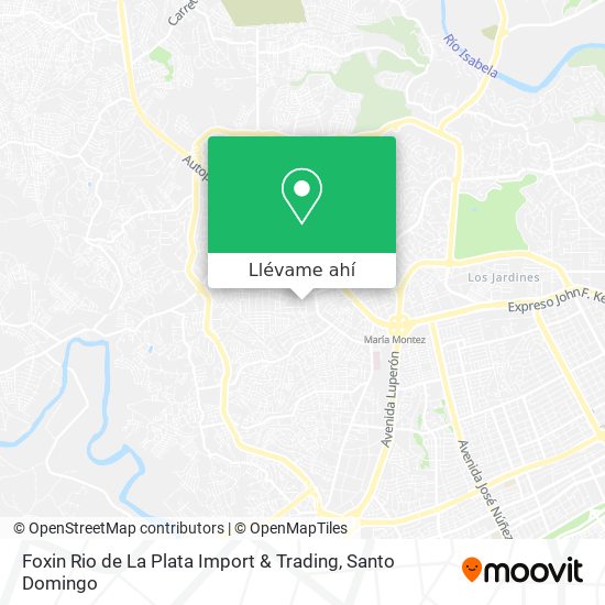 Mapa de Foxin Rio de La Plata Import & Trading