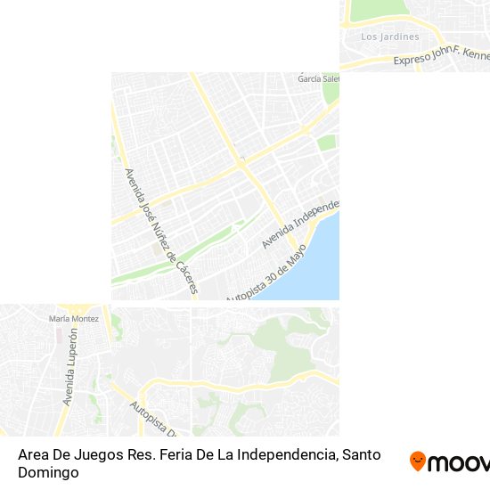 Mapa de Area De Juegos Res. Feria De La Independencia