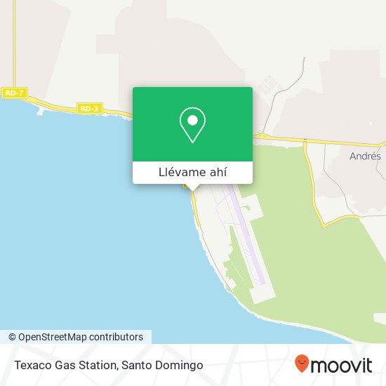 Mapa de Texaco Gas Station