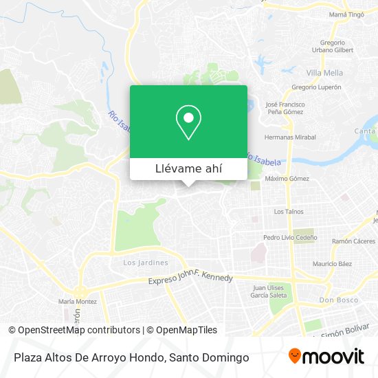 Mapa de Plaza Altos De Arroyo Hondo