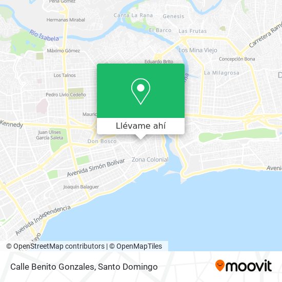 Mapa de Calle Benito Gonzales
