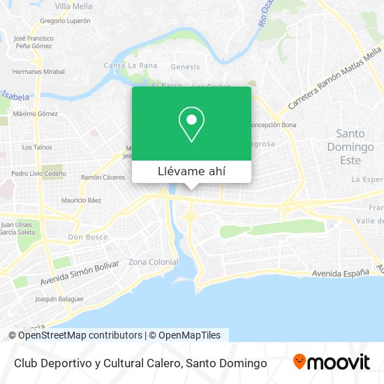 Mapa de Club Deportivo y Cultural Calero