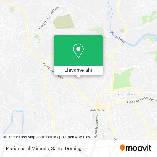 Mapa de Residencial Miranda