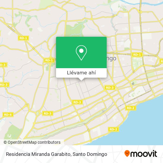Mapa de Residencia Miranda Garabito