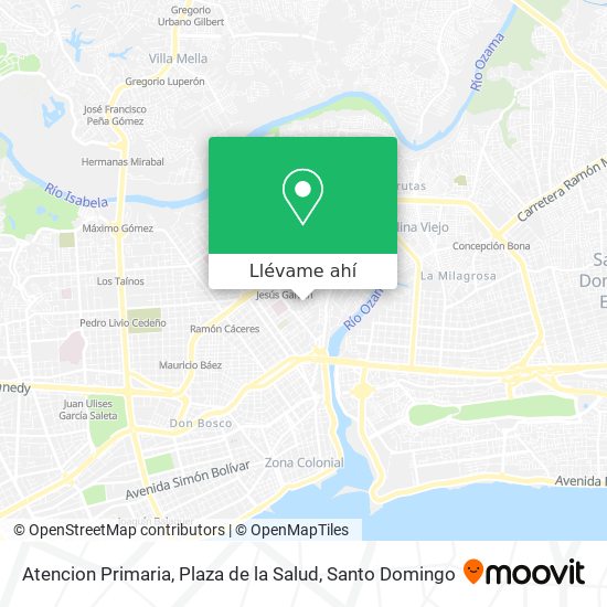 Mapa de Atencion Primaria, Plaza de la Salud