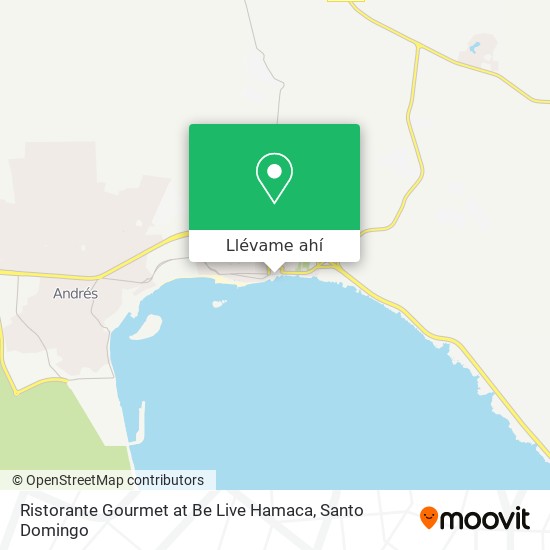 Mapa de Ristorante Gourmet at Be Live Hamaca
