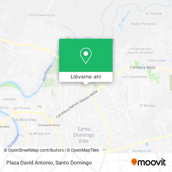 Mapa de Plaza David Antonio