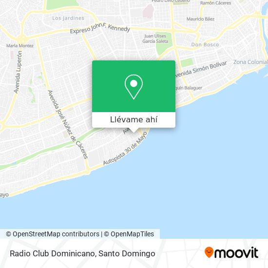 Mapa de Radio Club Dominicano