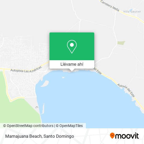 Mapa de Mamajuana Beach