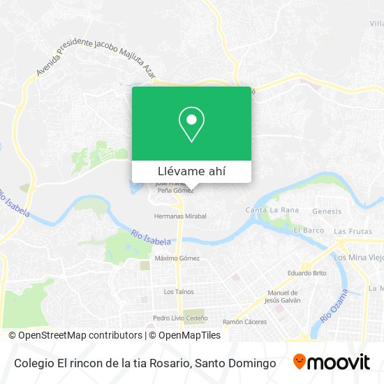 Mapa de Colegio El rincon de la tia Rosario