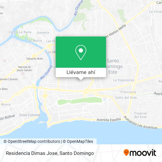 Mapa de Residencia Dimas Jose