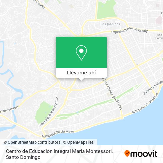 Mapa de Centro de Educacion Integral Maria Montessori