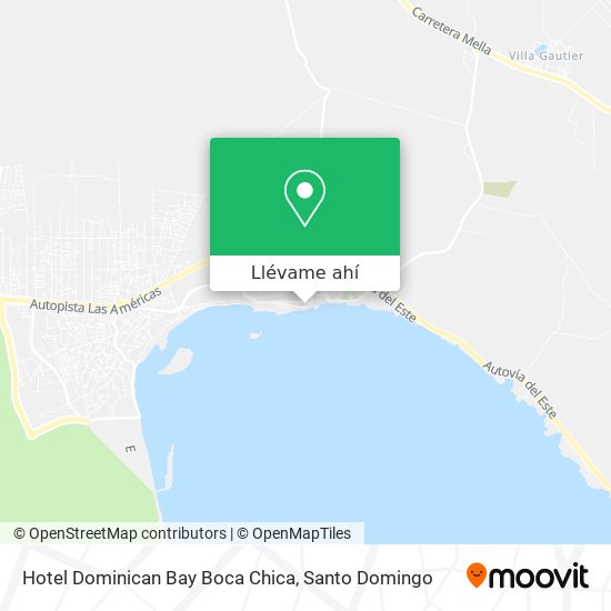 Mapa de Hotel Dominican Bay Boca Chica