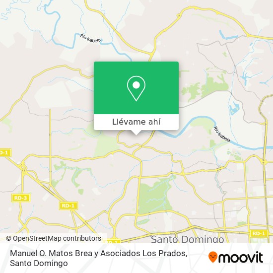 Mapa de Manuel O. Matos Brea y Asociados Los Prados