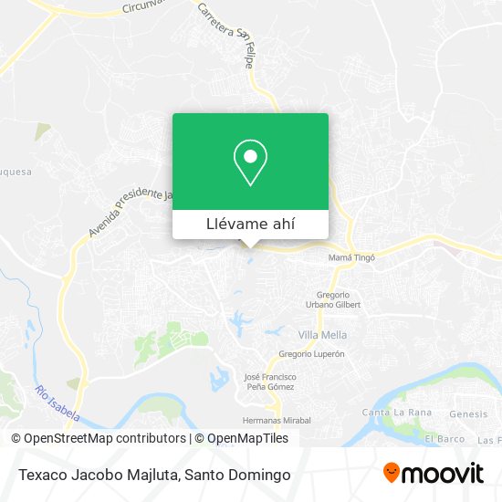 Mapa de Texaco Jacobo Majluta
