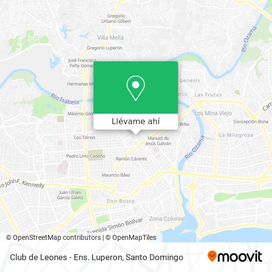 Mapa de Club de Leones - Ens. Luperon