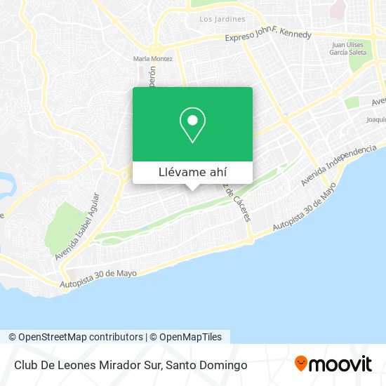 Mapa de Club De Leones Mirador Sur