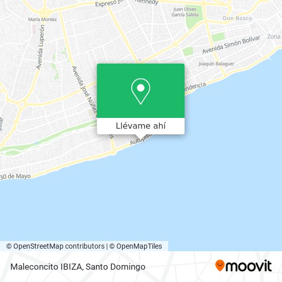 Mapa de Maleconcito IBIZA